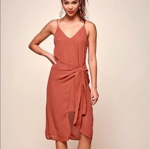 Rust Slip Dress